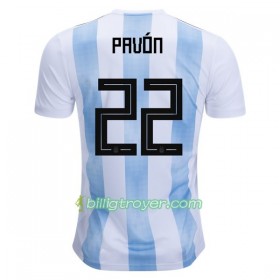Billige Fotballdrakter Argentina Pavon 22 VM 2018 Hjemmedraktsett